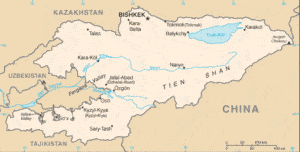 Karte Kirgistan