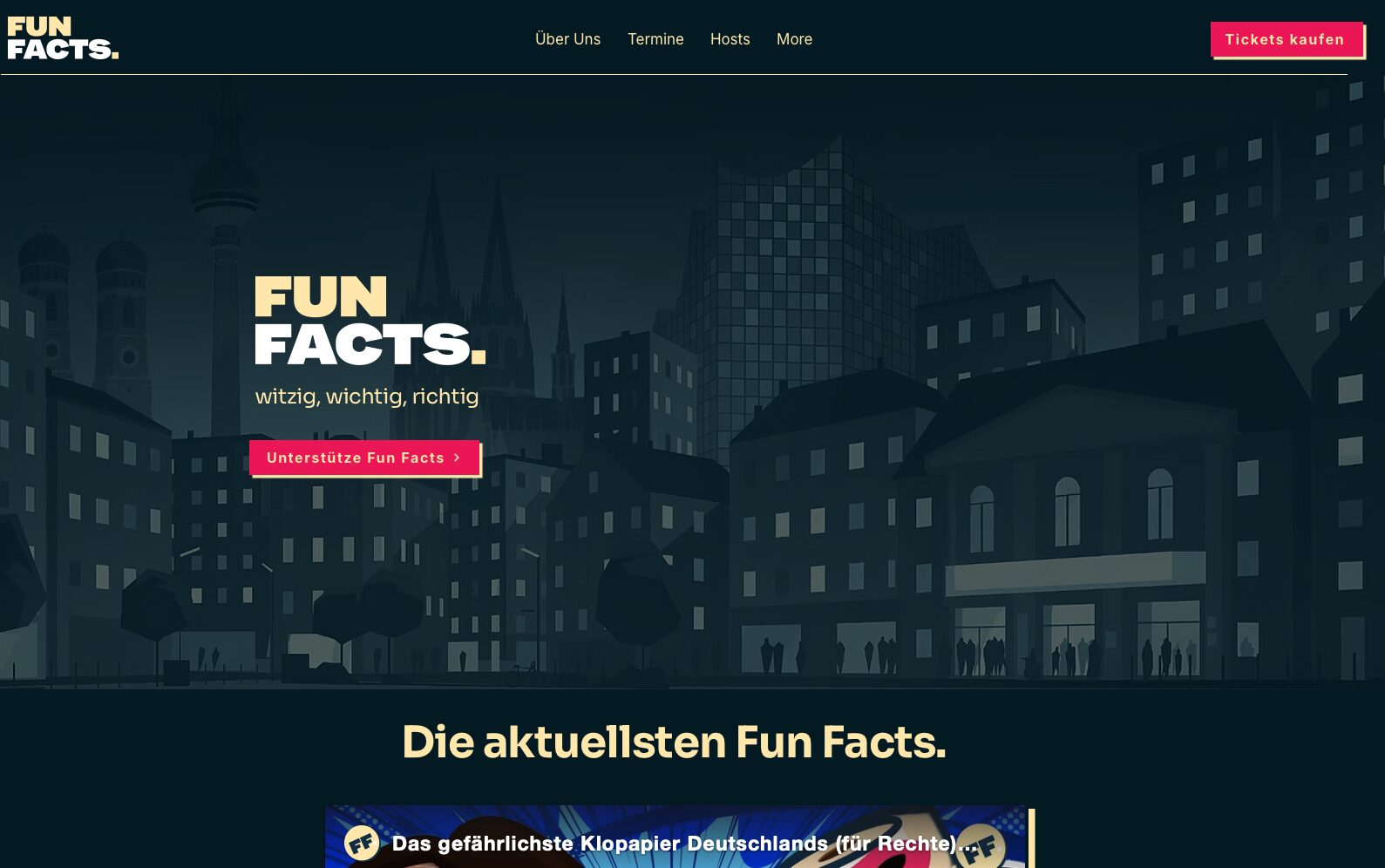 FUN FACTS. witzig, wichtig, richtig